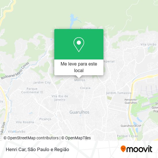 Henri Car mapa