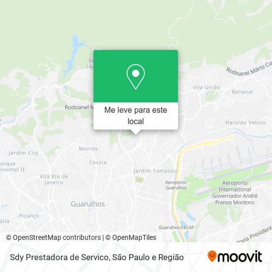 Sdy Prestadora de Servico mapa