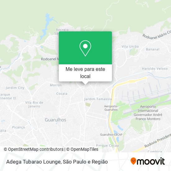 Adega Tubarao Lounge mapa