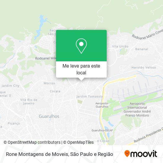 Rone Montagens de Moveis mapa