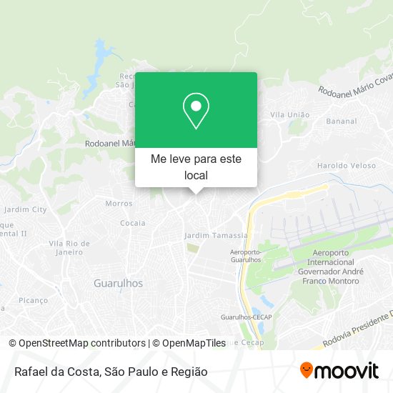 Rafael da Costa mapa