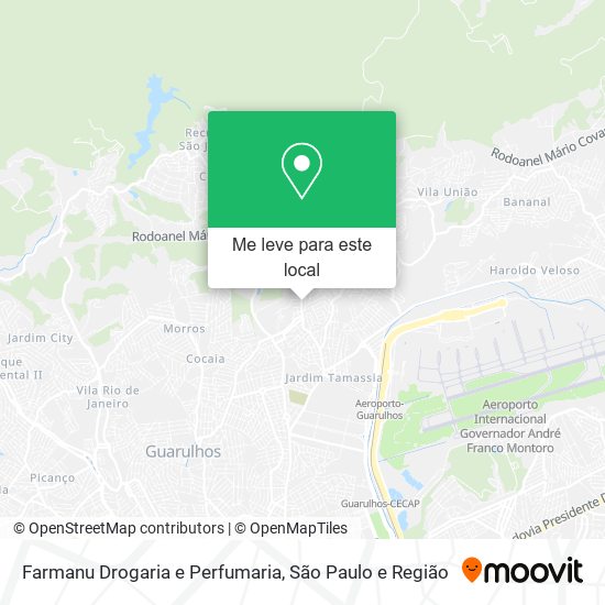 Farmanu Drogaria e Perfumaria mapa