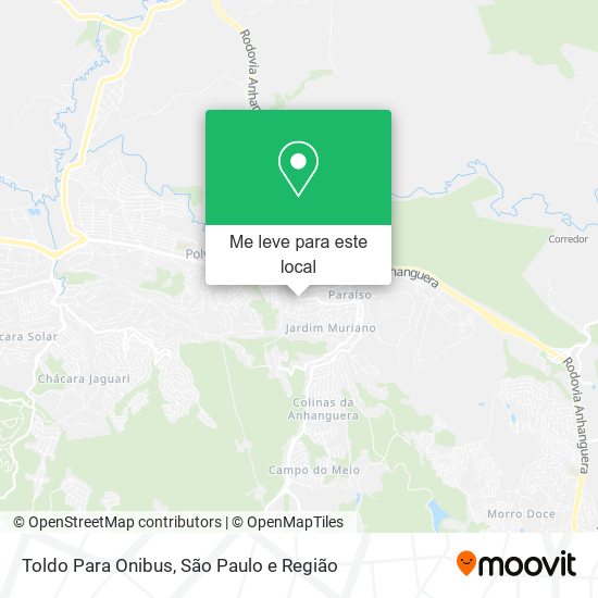 Toldo Para Onibus mapa