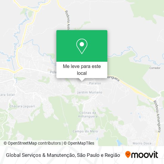 Global Serviços & Manutenção mapa