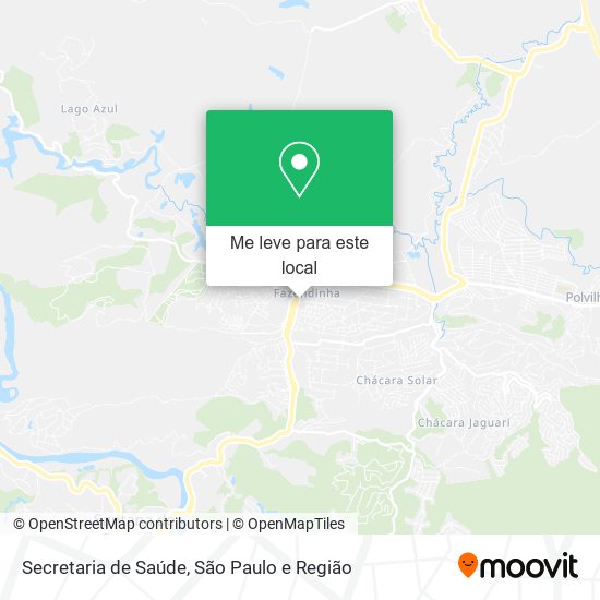 Secretaria de Saúde mapa