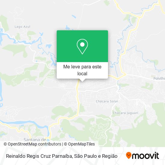 Reinaldo Regis Cruz Parnaíba mapa