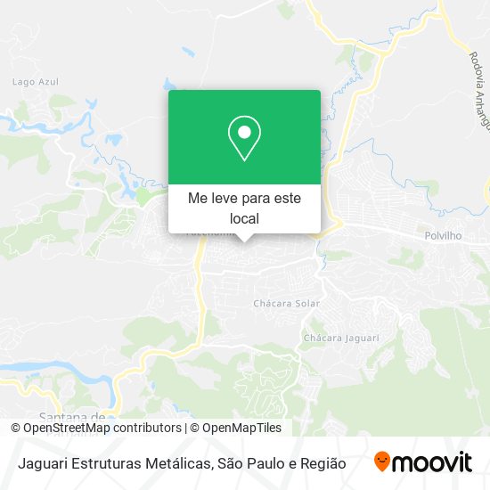Jaguari Estruturas Metálicas mapa