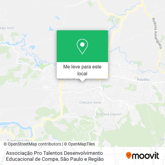 Associação Pro Talentos Desenvolvimento Educacional de Compe mapa