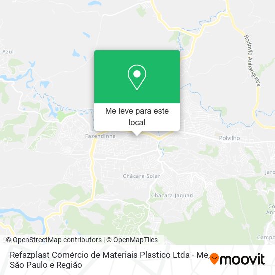 Refazplast Comércio de Materiais Plastico Ltda - Me mapa