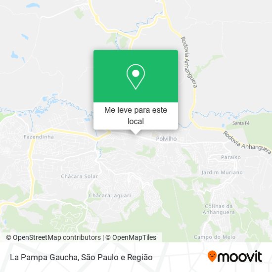 La Pampa Gaucha mapa