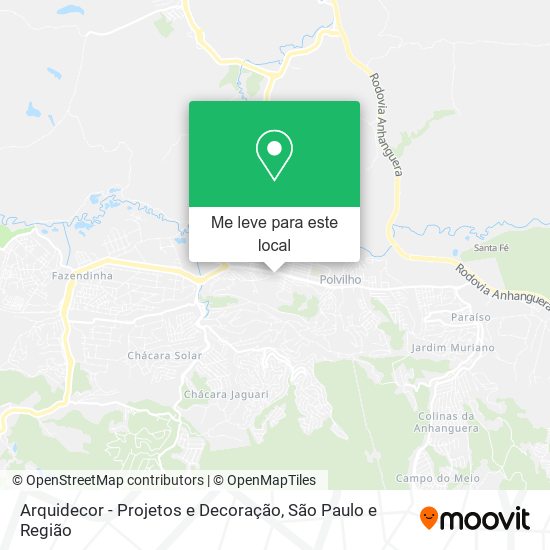 Arquidecor - Projetos e Decoração mapa