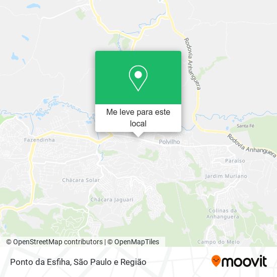 Ponto da Esfiha mapa