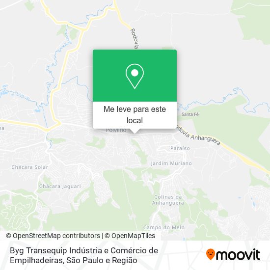 Byg Transequip Indústria e Comércio de Empilhadeiras mapa