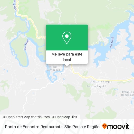 Ponto de Encontro Restaurante mapa