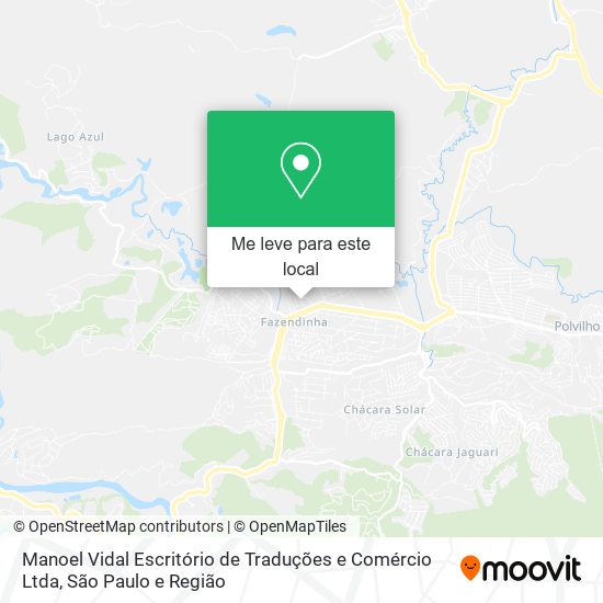 Manoel Vidal Escritório de Traduções e Comércio Ltda mapa