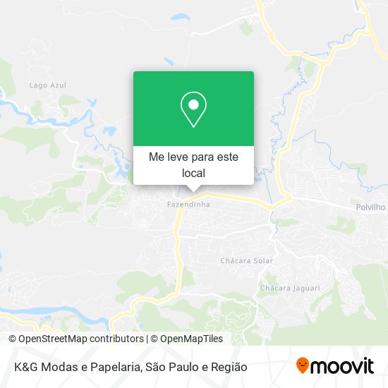 K&G Modas e Papelaria mapa
