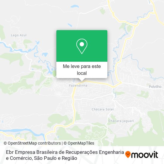 Ebr Empresa Brasileira de Recuperações Engenharia e Comércio mapa
