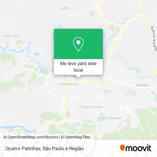Quatro Patinhas mapa