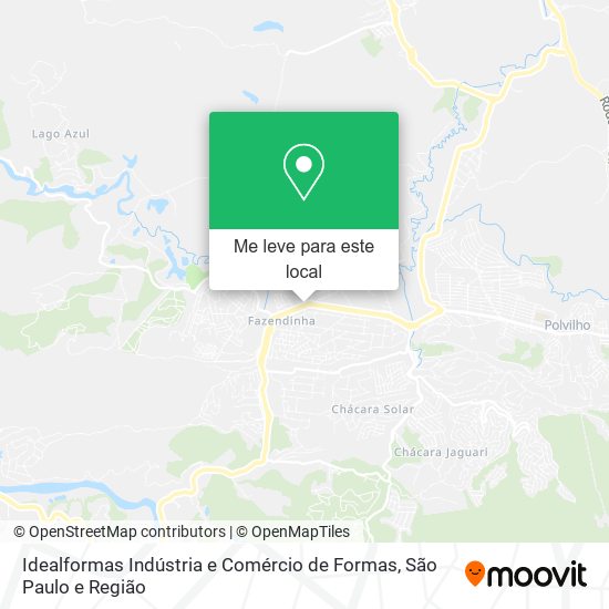 Idealformas Indústria e Comércio de Formas mapa