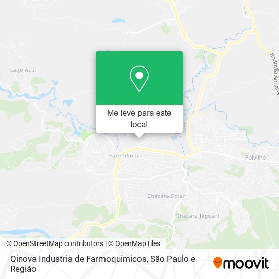 Qinova Industria de Farmoquimicos mapa