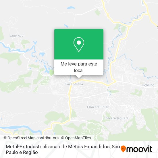 Metal-Ex Industrializacao de Metais Expandidos mapa