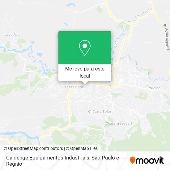Caldenge Equipamentos Industriais mapa