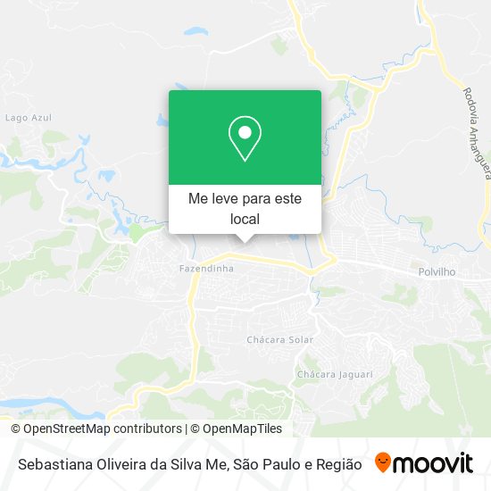 Sebastiana Oliveira da Silva Me mapa