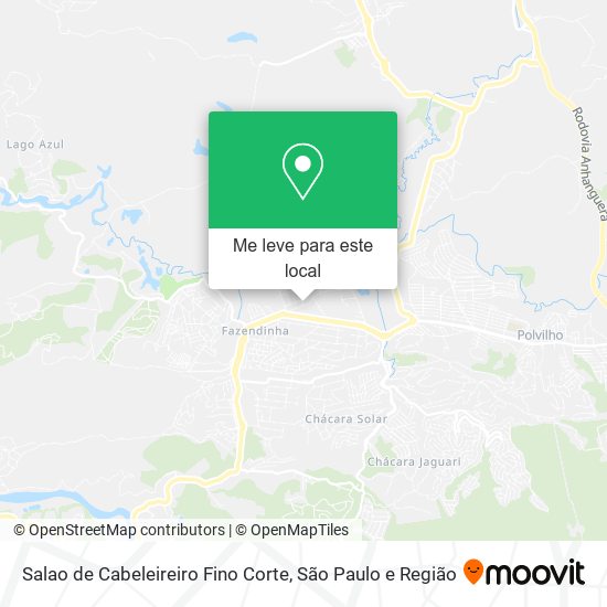 Salao de Cabeleireiro Fino Corte mapa