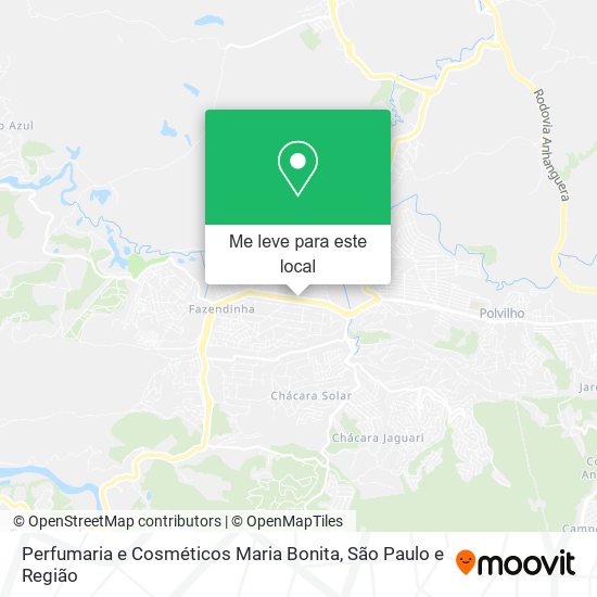Perfumaria e Cosméticos Maria Bonita mapa