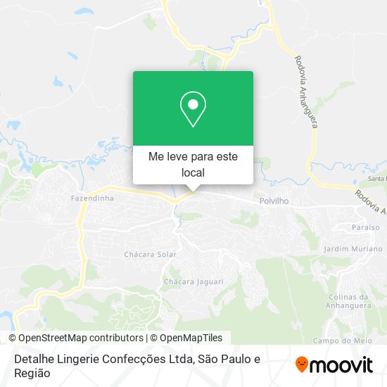 Detalhe Lingerie Confecções Ltda mapa