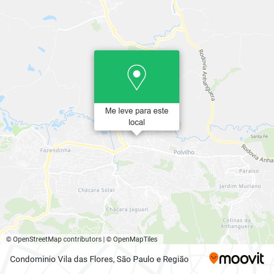 Condominio Vila das Flores mapa