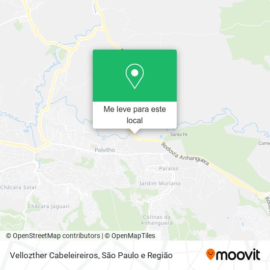 Vellozther Cabeleireiros mapa