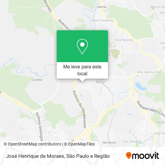 José Henrique de Moraes mapa