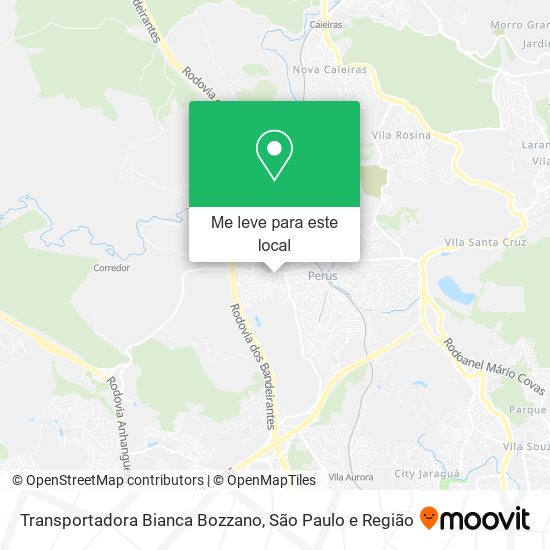 Transportadora Bianca Bozzano mapa