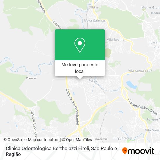 Clinica Odontologica Bertholazzi Eireli mapa