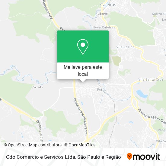 Cdo Comercio e Servicos Ltda mapa