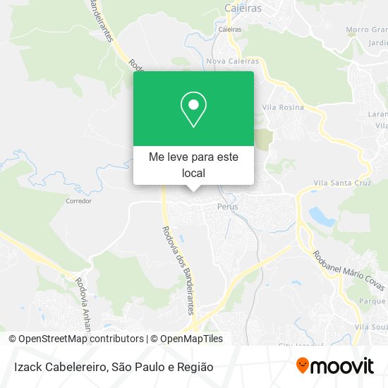 Izack Cabelereiro mapa