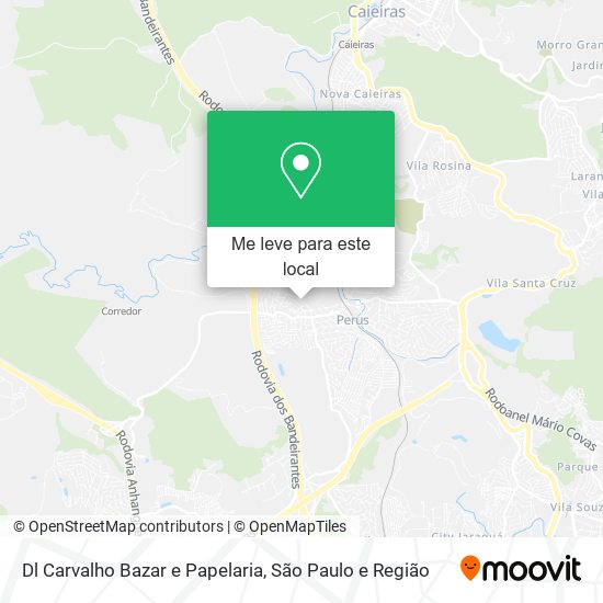 Dl Carvalho Bazar e Papelaria mapa
