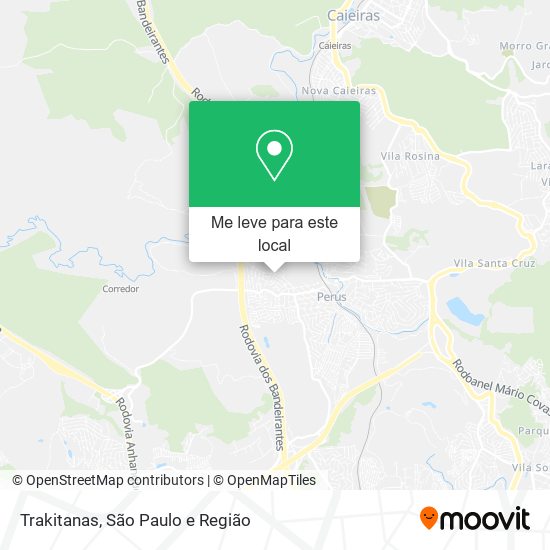 Trakitanas mapa
