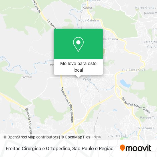 Freitas Cirurgica e Ortopedica mapa