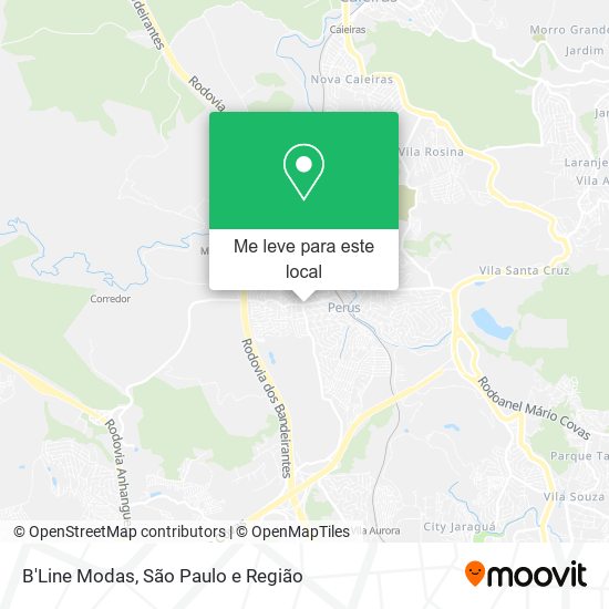B'Line Modas mapa