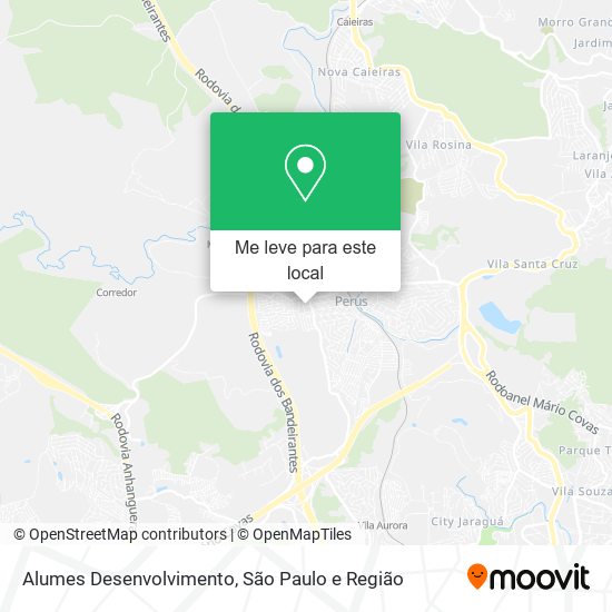 Alumes Desenvolvimento mapa
