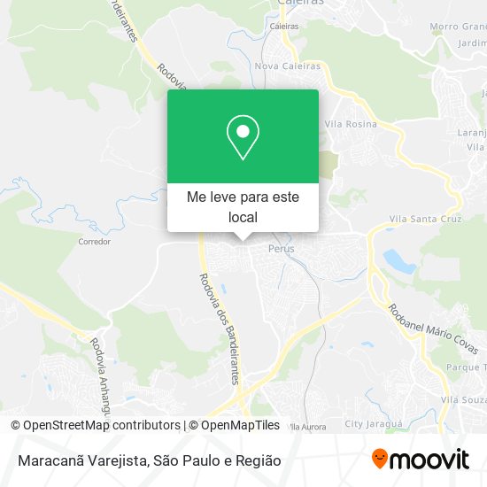 Maracanã Varejista mapa