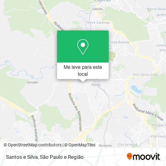 Santos e Silva mapa
