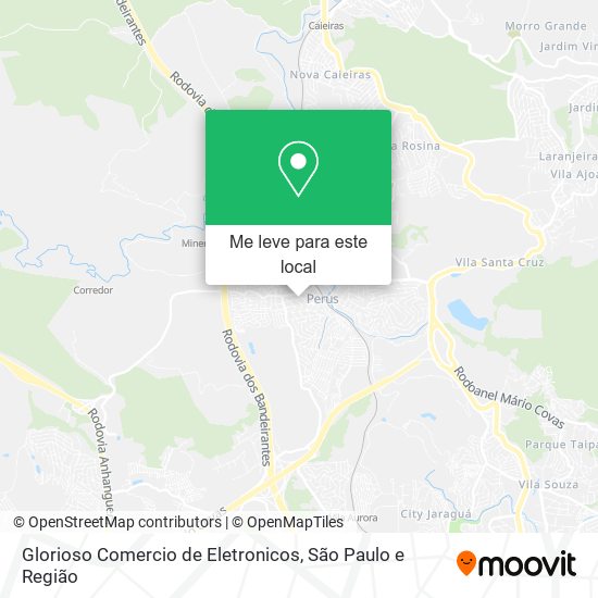 Glorioso Comercio de Eletronicos mapa