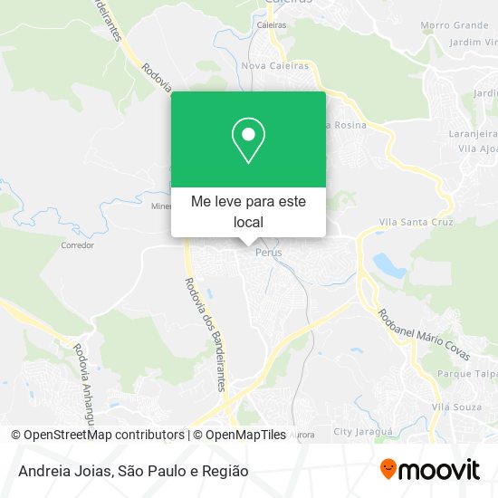 Andreia Joias mapa