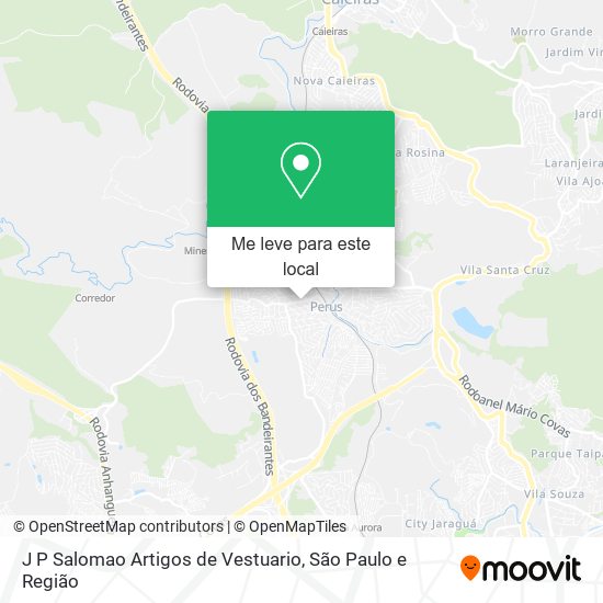 J P Salomao Artigos de Vestuario mapa