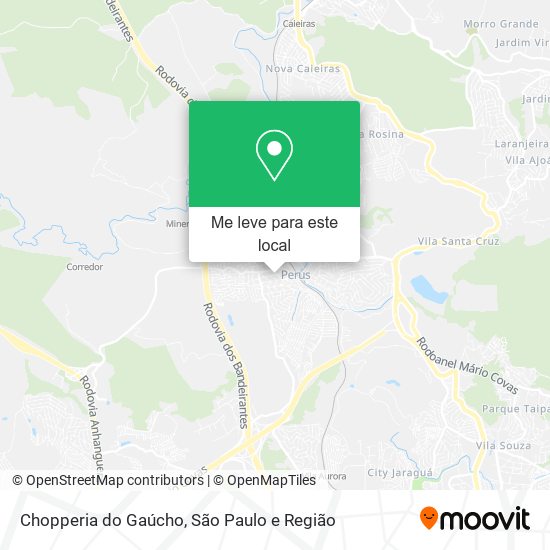 Chopperia do Gaúcho mapa