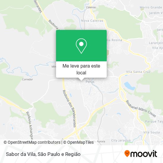 Sabor da Vila mapa