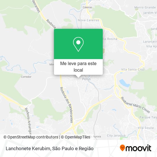 Lanchonete Kerubim mapa